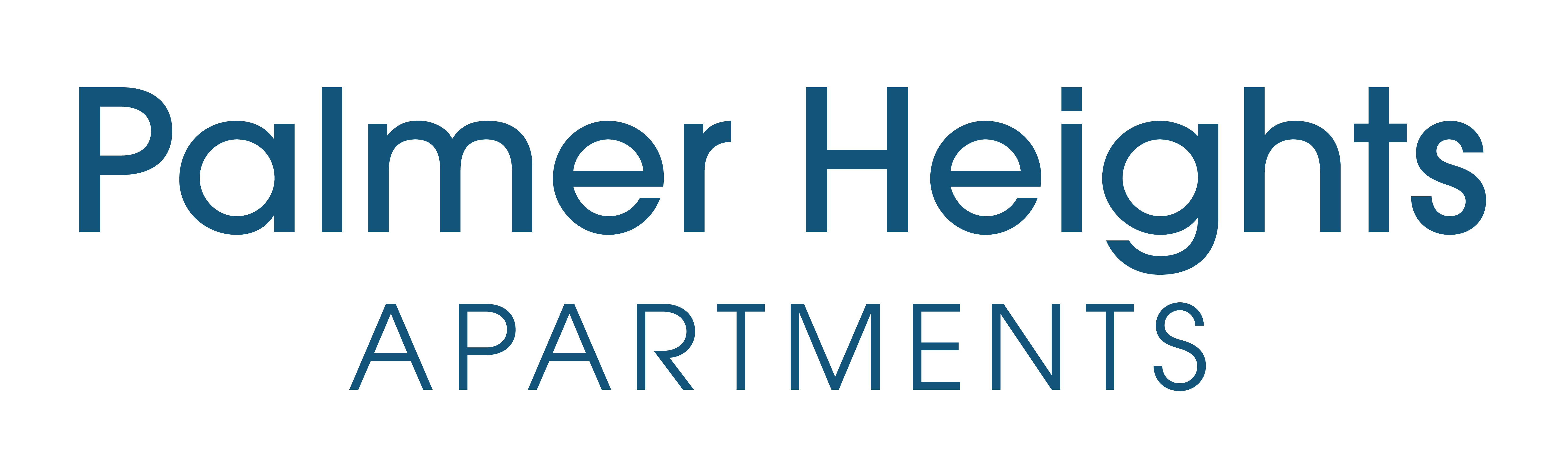 A sign that says Palmer Heights Apartments.